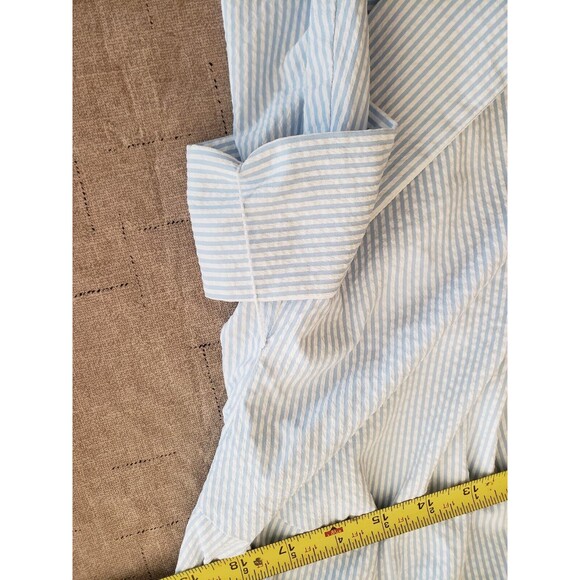 NEW Southern Tide Sky Blue Erica Performance Seersucker Dress Women’s 14 - Picture 14 of 16